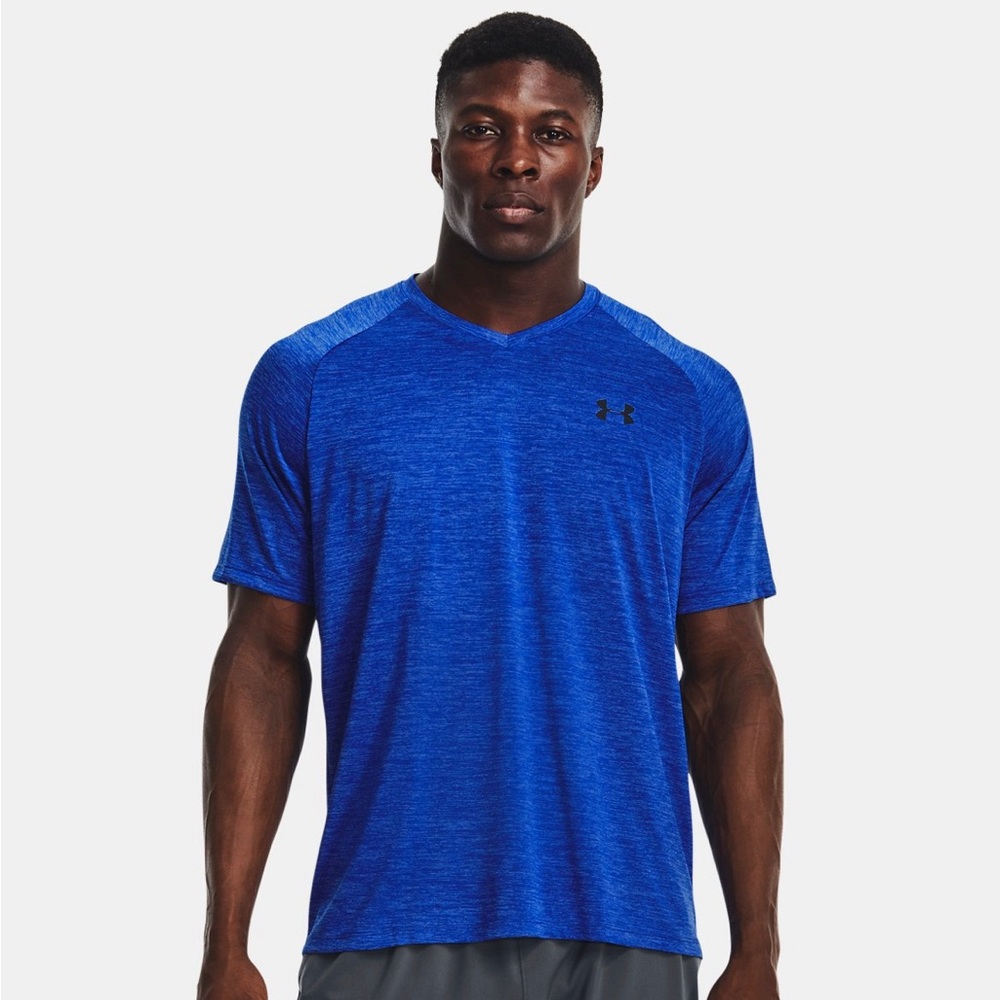 Men’s Under Armour Tech V-Neck Short Sleeve Shirt Size L